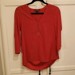 EXPRESS Red Dress Shirt